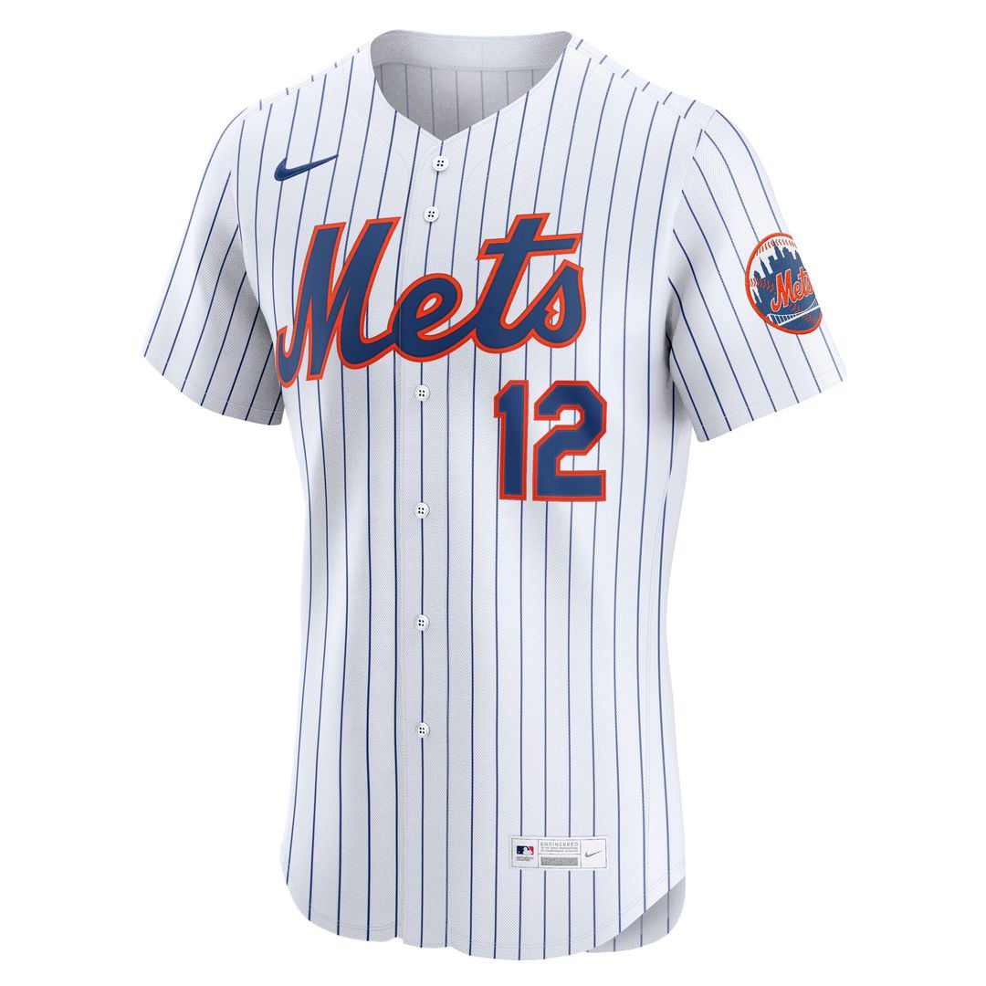 New York Mets Francisco Lindor | Nike White Home Elite Player Jersey