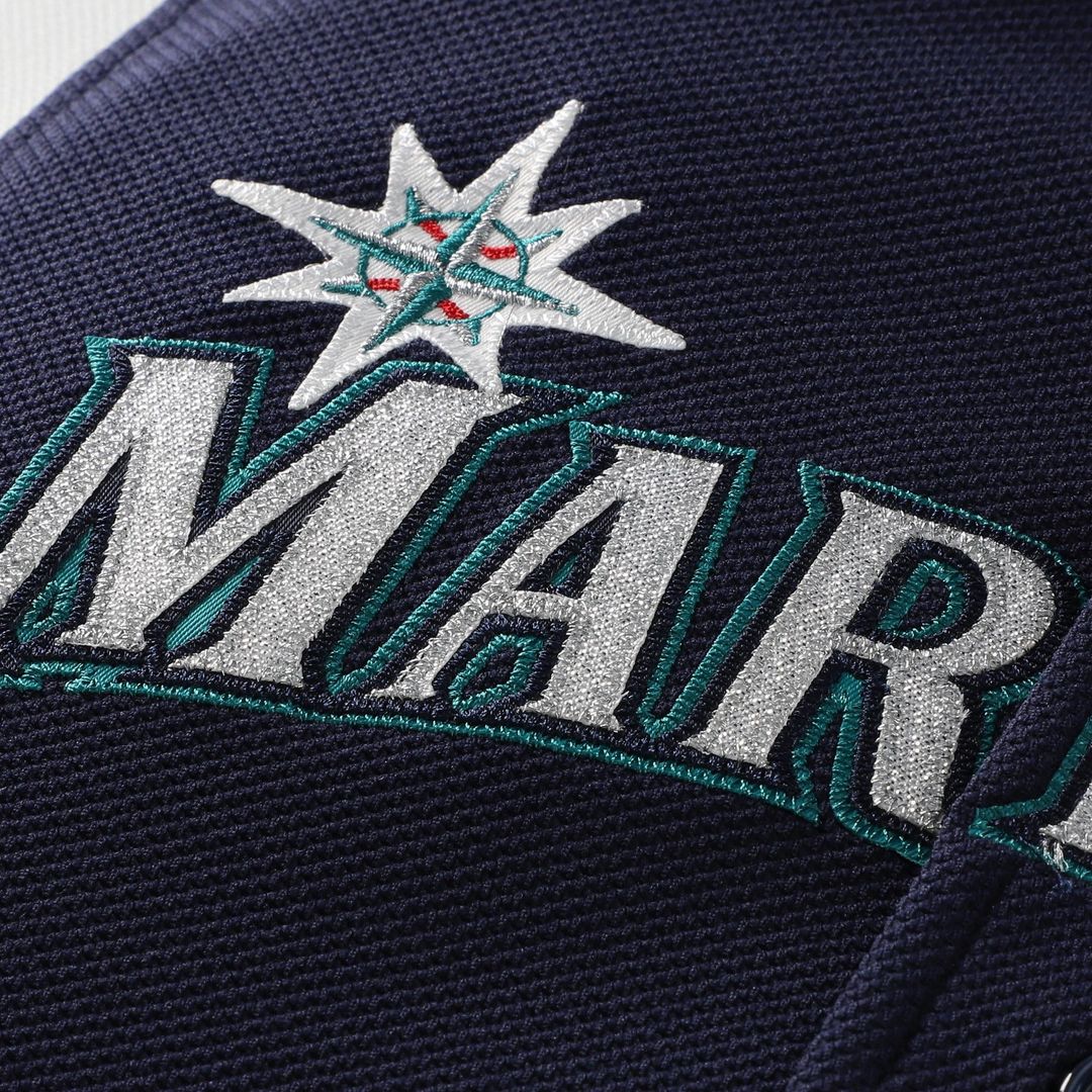 Seattle Mariners Felix Hernandez | Mitchell & Ness Navy Cooperstown Collection Batting Practice Jersey