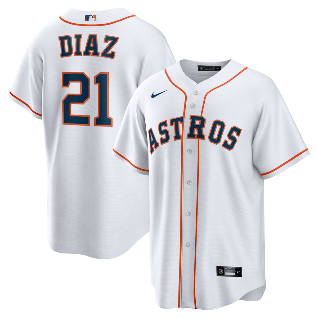 Houston Astros Yainer Diaz | Nike White Home Replica Jersey
