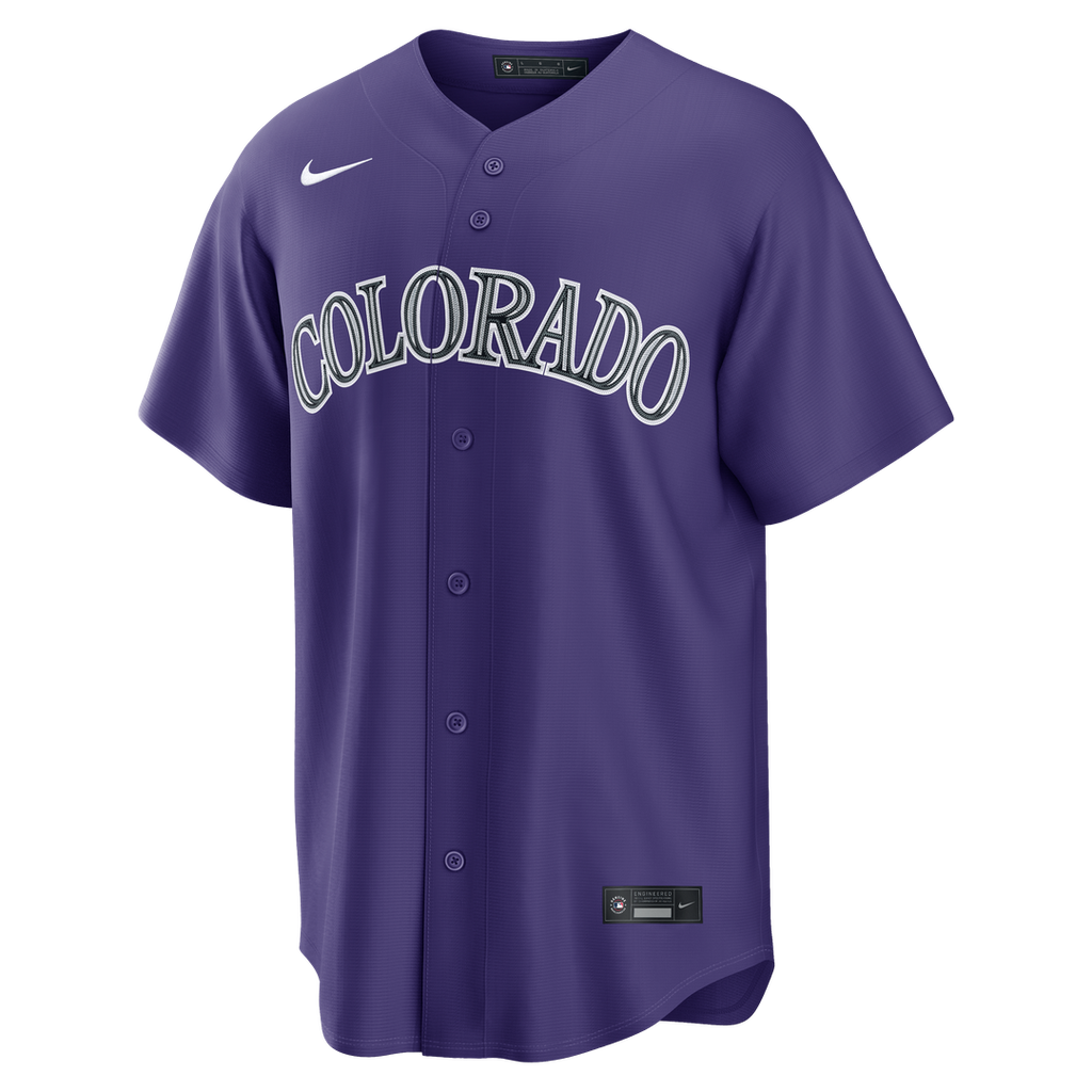 Colorado Rockies Kris Bryant | Nike Purple Alternate Replica Jersey
