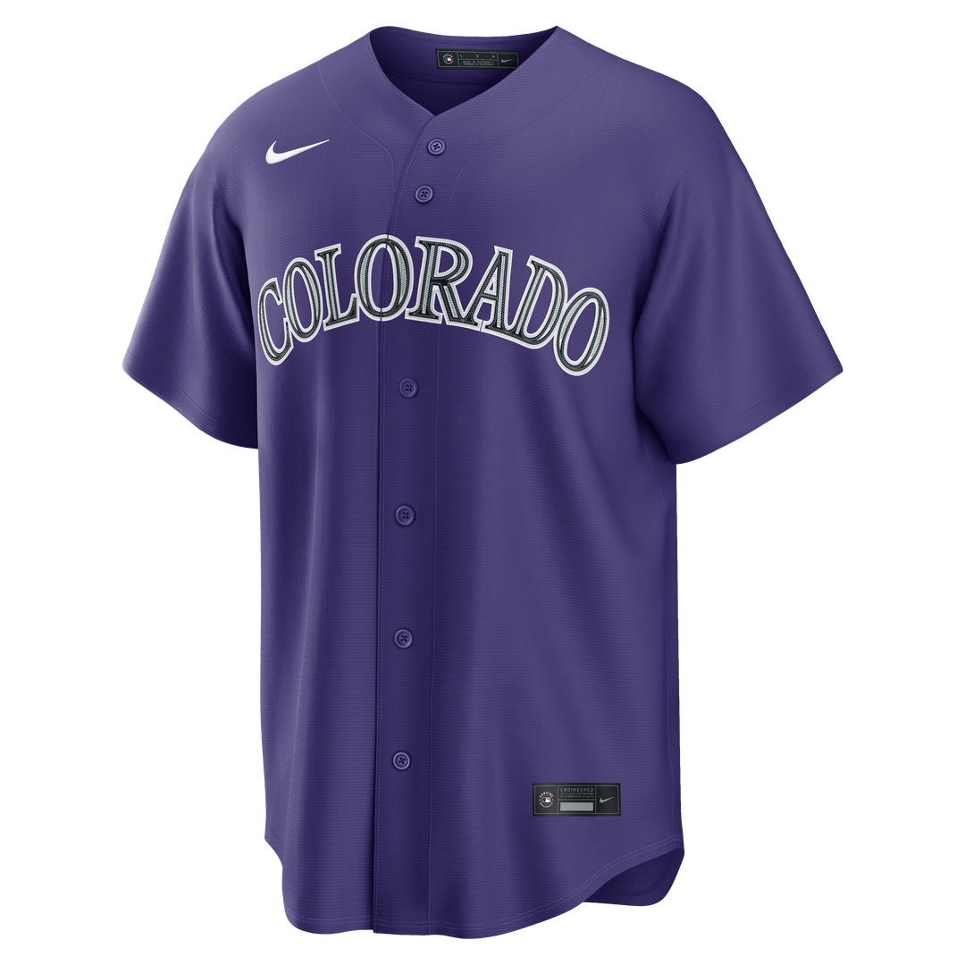 Colorado Rockies Kris Bryant | Nike Purple Alternate Replica Jersey