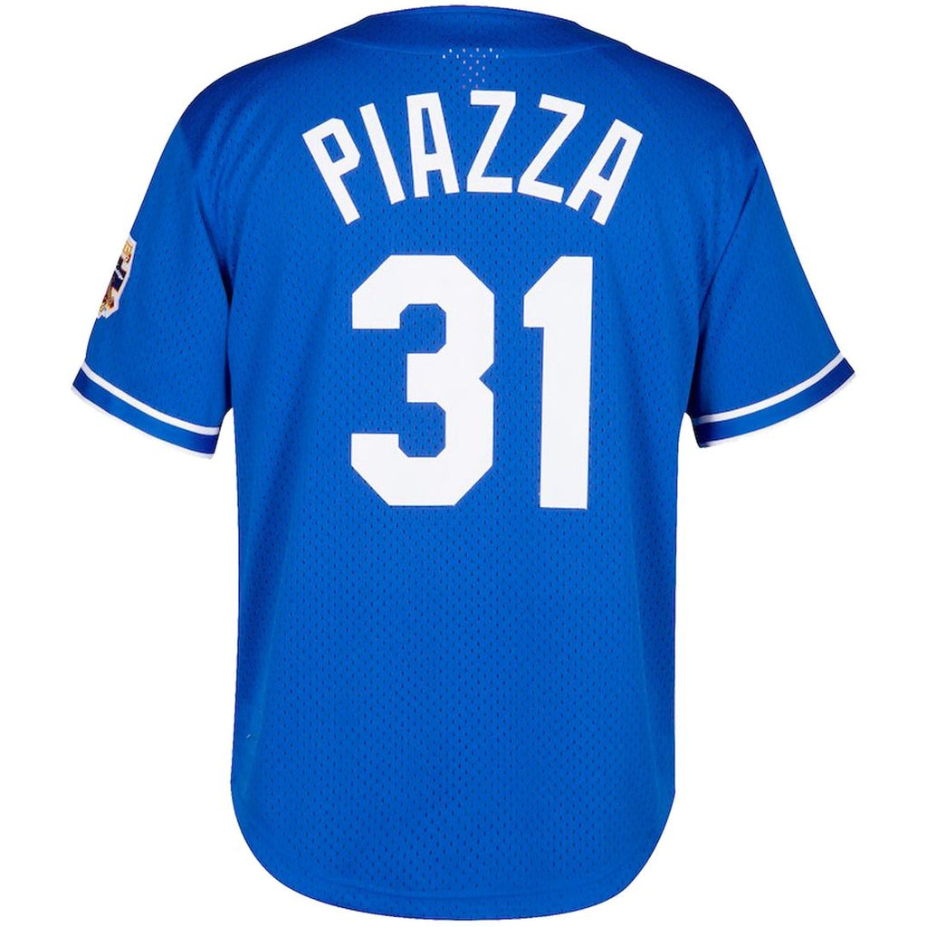 Los Angeles Dodgers Mike Piazza | Mitchell & Ness Royal Big & Tall Cooperstown Mesh Batting Practice Jersey