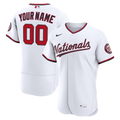 Washington Nationals | Nike White Home Authentic Custom Jersey