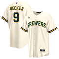 Milwaukee Brewers Bob Uecker | Nike Cream Home Retired Player Replica Jersey