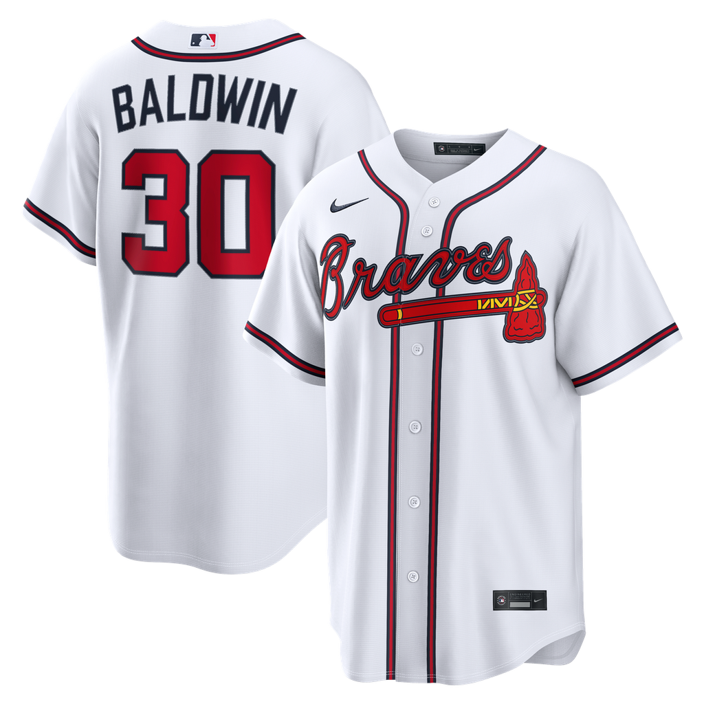 Atlanta Braves Drake Baldwin | Nike White Home Replica Jersey