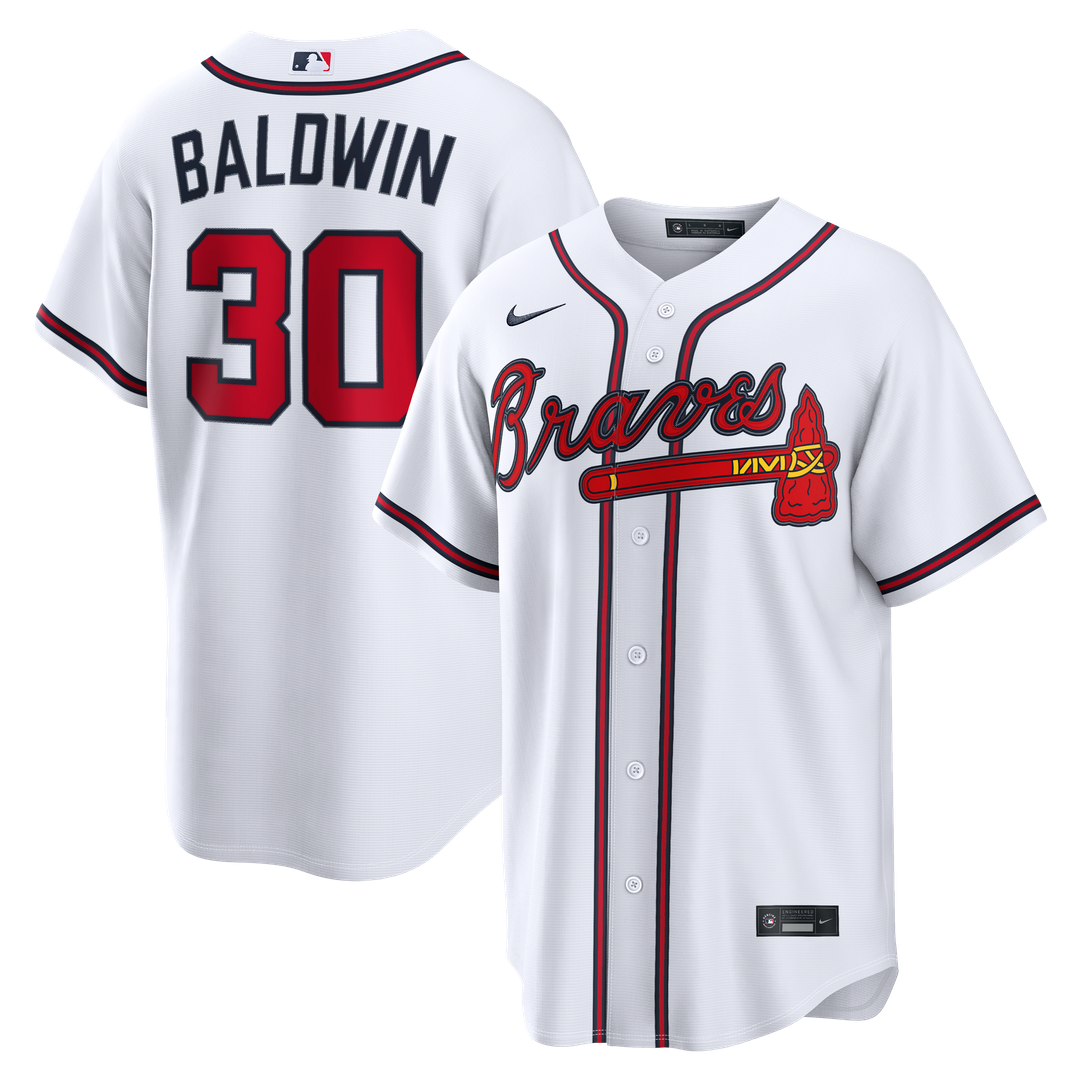Atlanta Braves Drake Baldwin | Nike White Home Replica Jersey