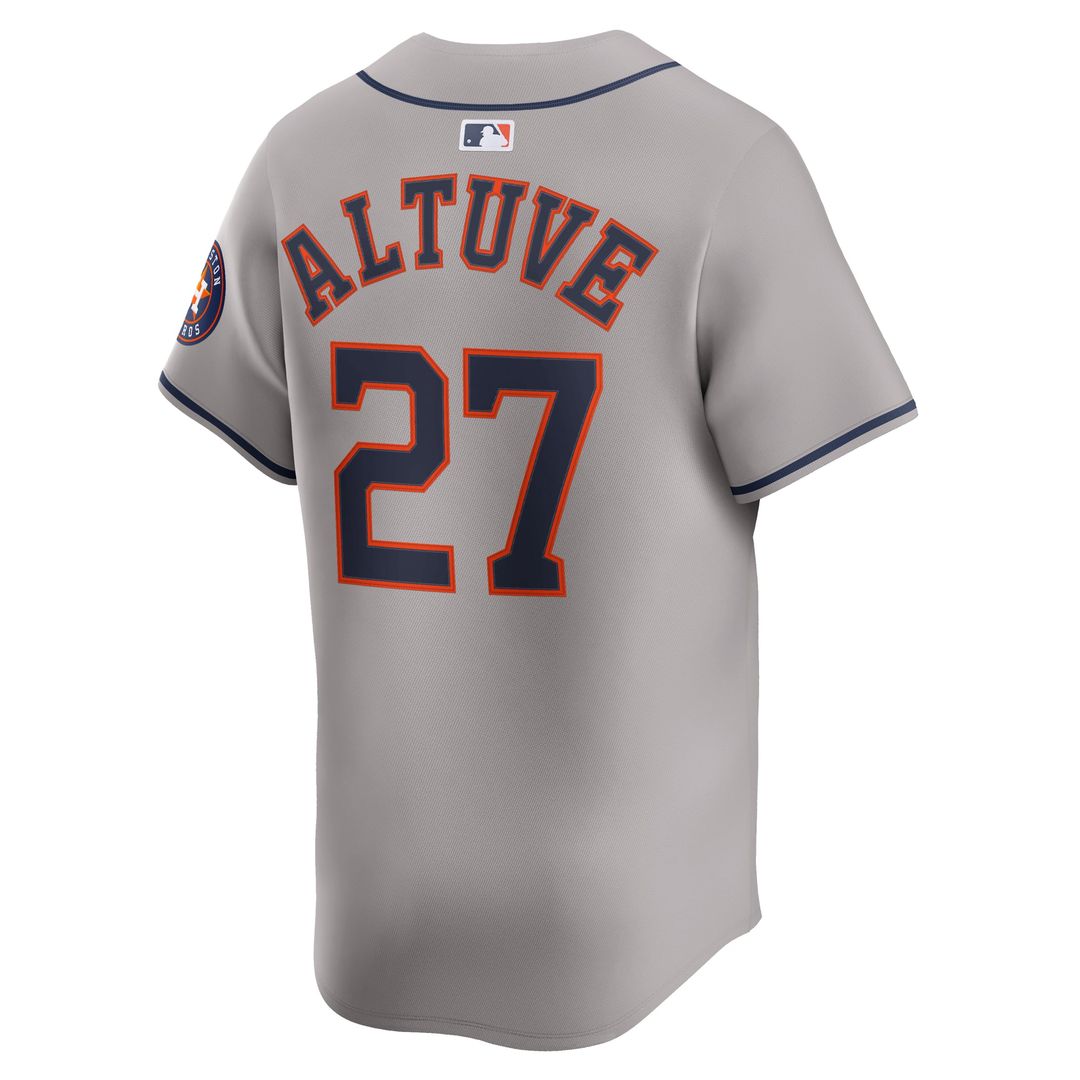 Houston Astros Jose Altuve | Nike Gray Road Limited Player Jersey