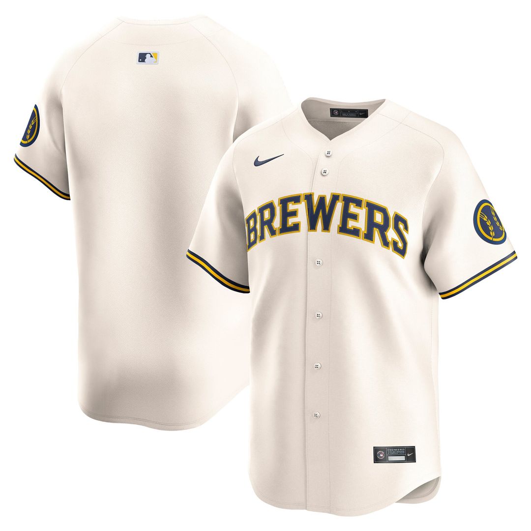 Milwaukee Brewers | Nike Cream Home Limited Jersey