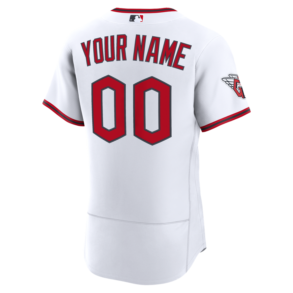 Cleveland Guardians | Nike White Home Authentic Custom Jersey