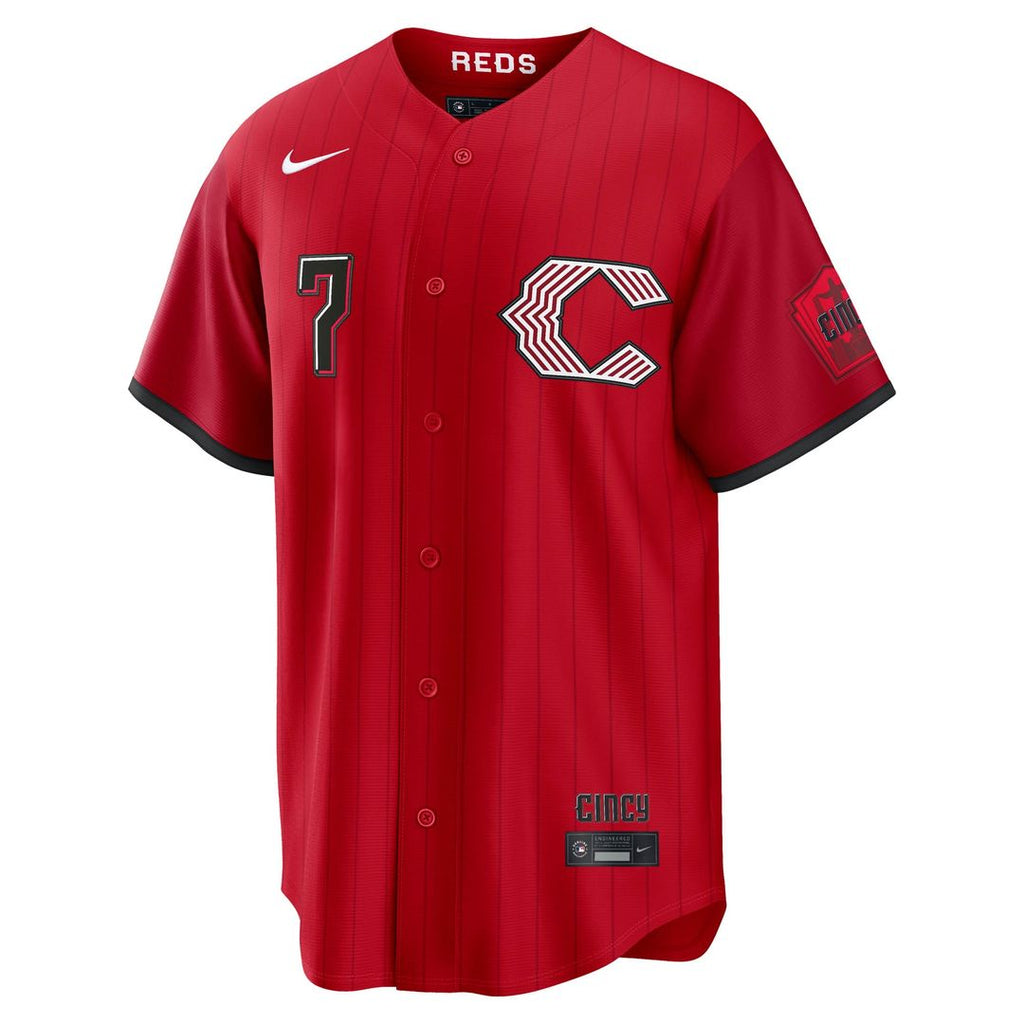 Cincinnati Reds Spencer Steer | Nike Red 2026 City Connect Stadium Jersey