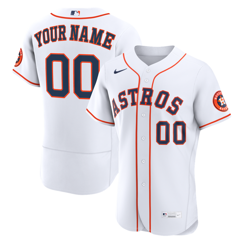 Houston Astros | Nike White Home Authentic Custom Jersey