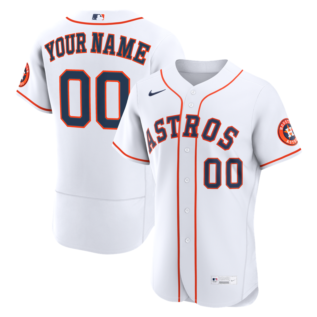 Houston Astros | Nike White Home Authentic Custom Jersey