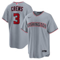 Washington Nationals Dylan Crews | Nike Gray Road Replica Jersey