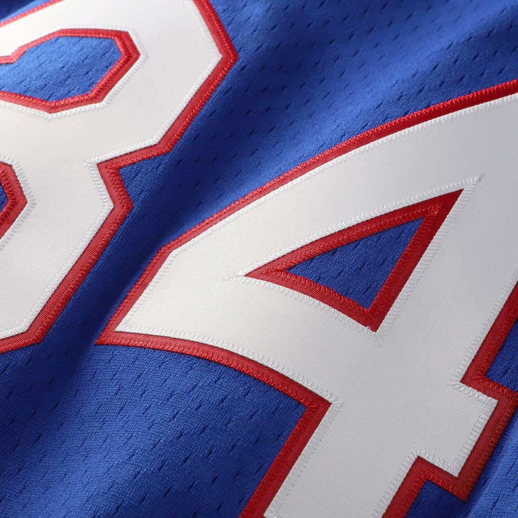 Texas Rangers Nolan Ryan | Mitchell & Ness Royal Big & Tall Cooperstown Mesh Batting Practice Jersey