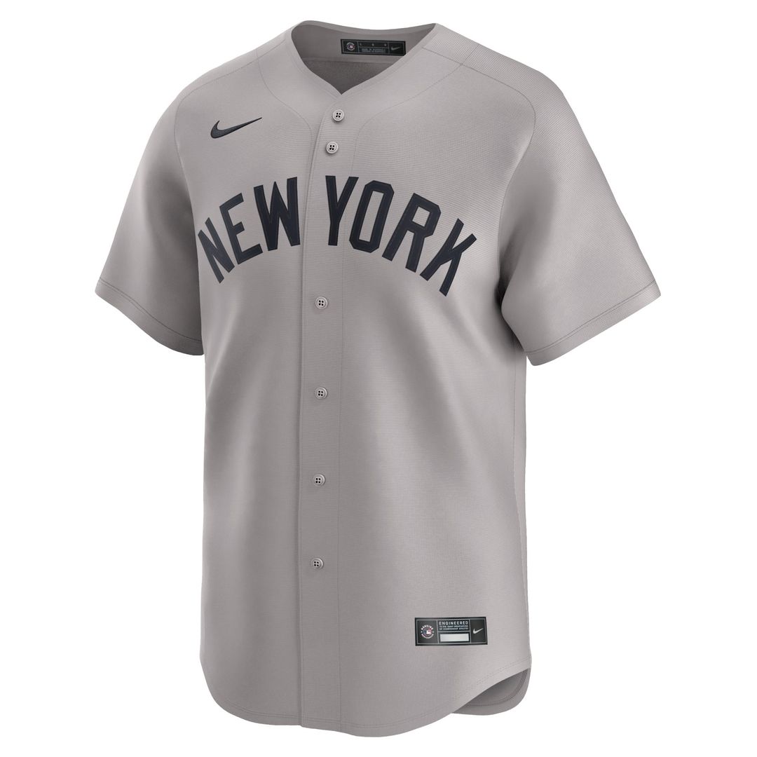 New York Yankees Anthony Volpe | Nike Gray Away Limited Player Jersey