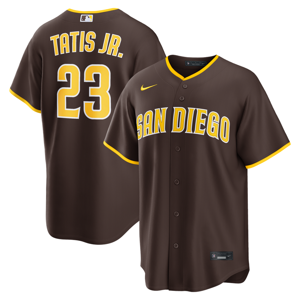 San Diego Padres Fernando Tatis Jr. | Nike Brown Road Replica Jersey