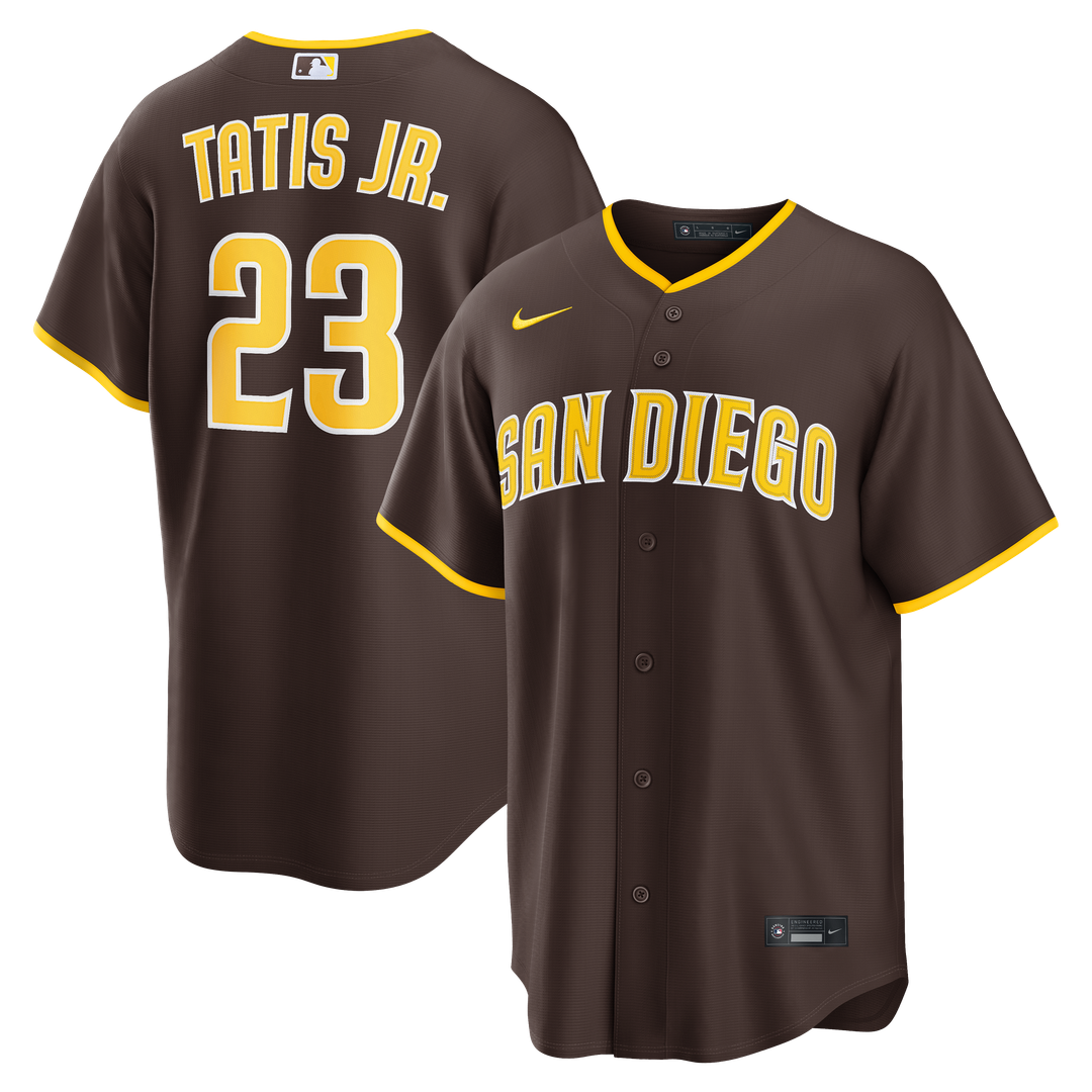 San Diego Padres Fernando Tatis Jr. | Nike Brown Road Replica Jersey