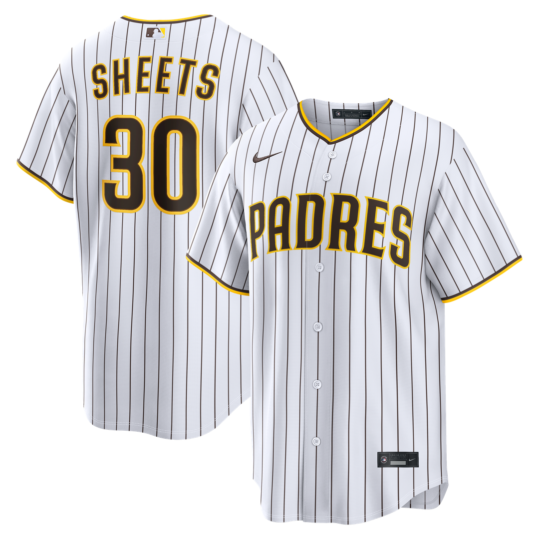 San Diego Padres Gavin Sheets | Nike White Home Replica Jersey