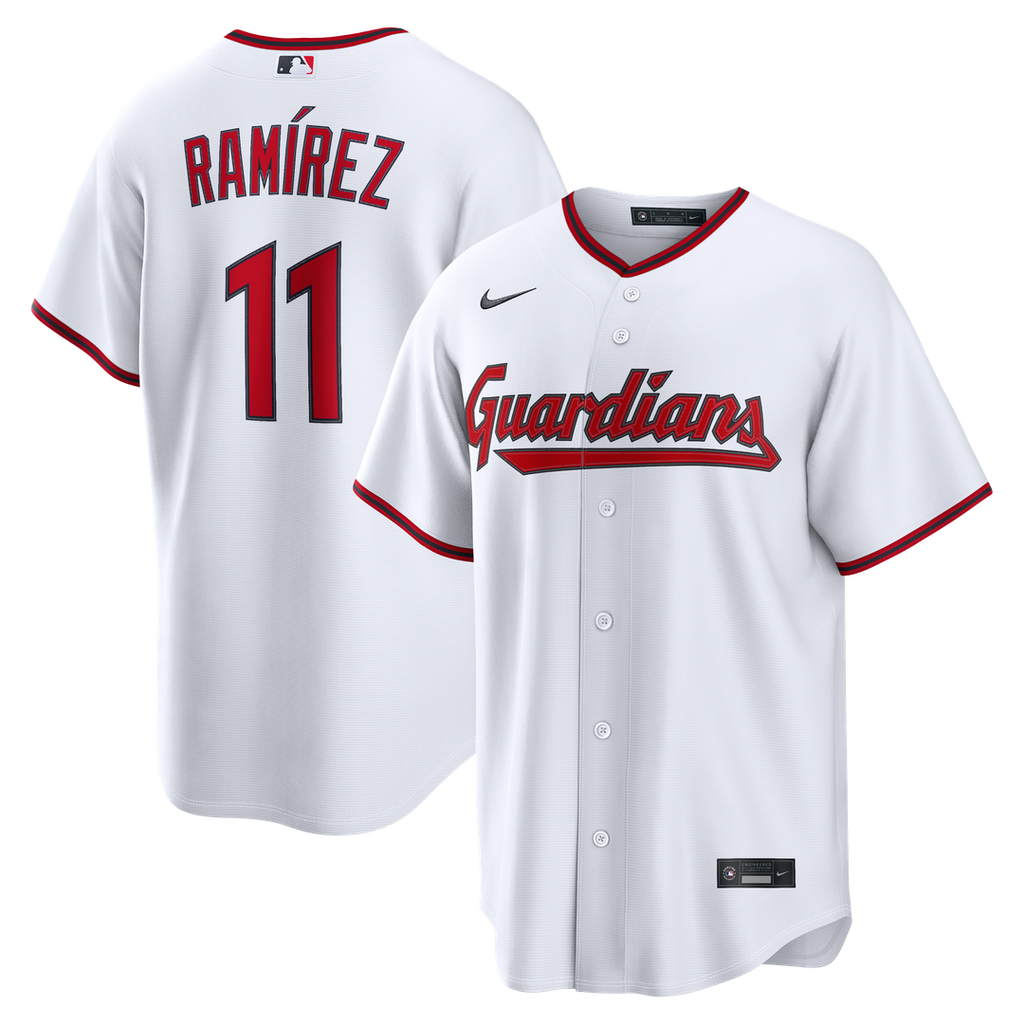 Cleveland Guardians José Ramírez | Nike White Home Replica Jersey