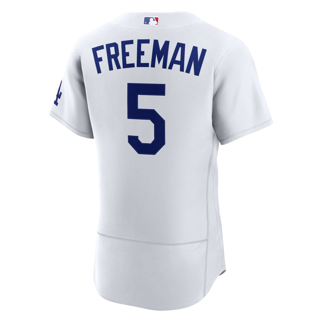 Los Angeles Dodgers Freddie Freeman | Nike White Home Authentic Jersey