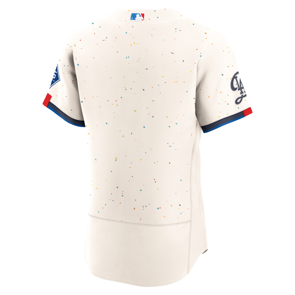 Los Angeles Dodgers | Nike Cream City Connect Authentic Sponsor Patch Jersey