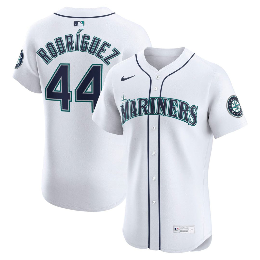 Seattle Mariners Julio Rodríguez | Nike White Home Elite Jersey