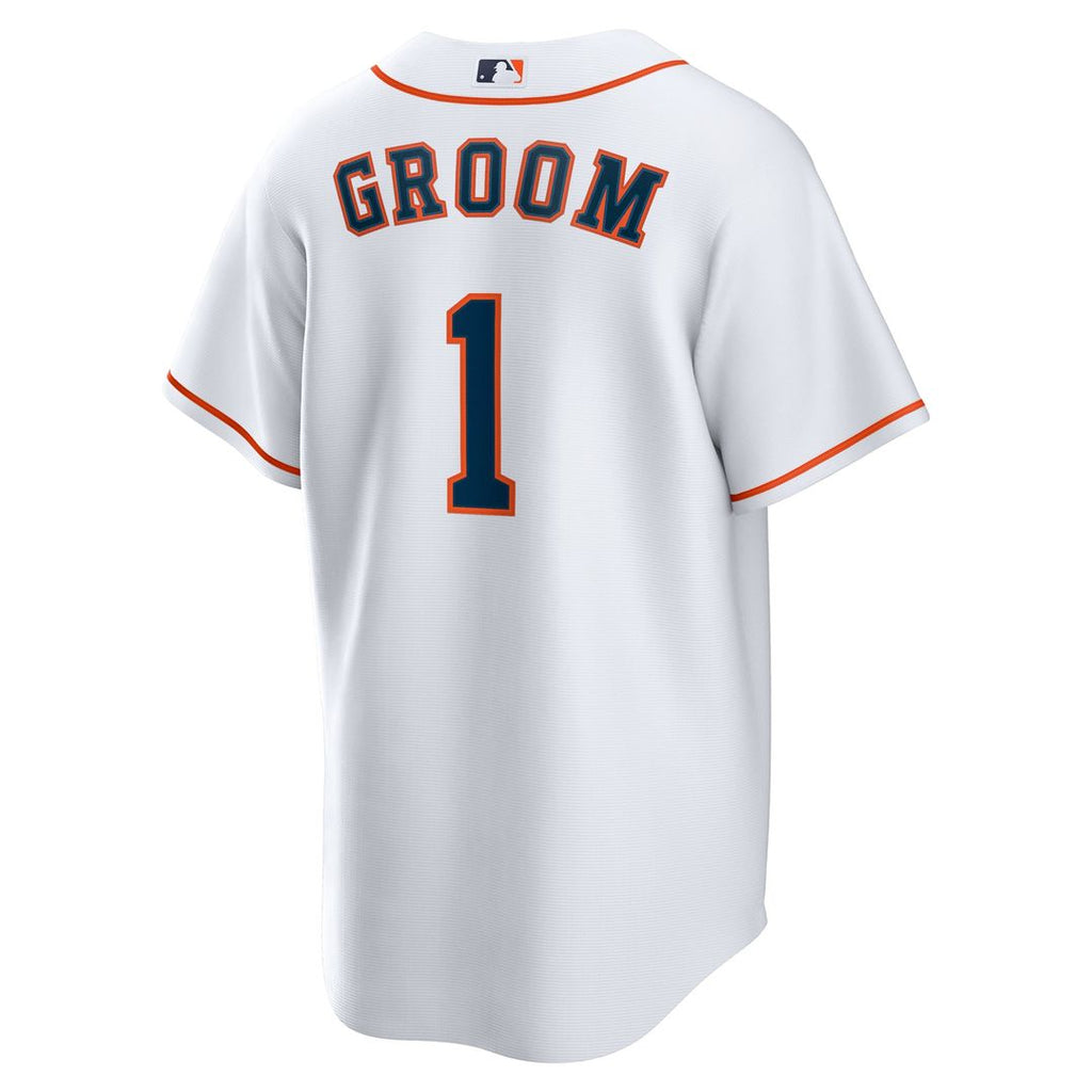 Houston Astros | Nike White #1 Groom Home Replica Jersey