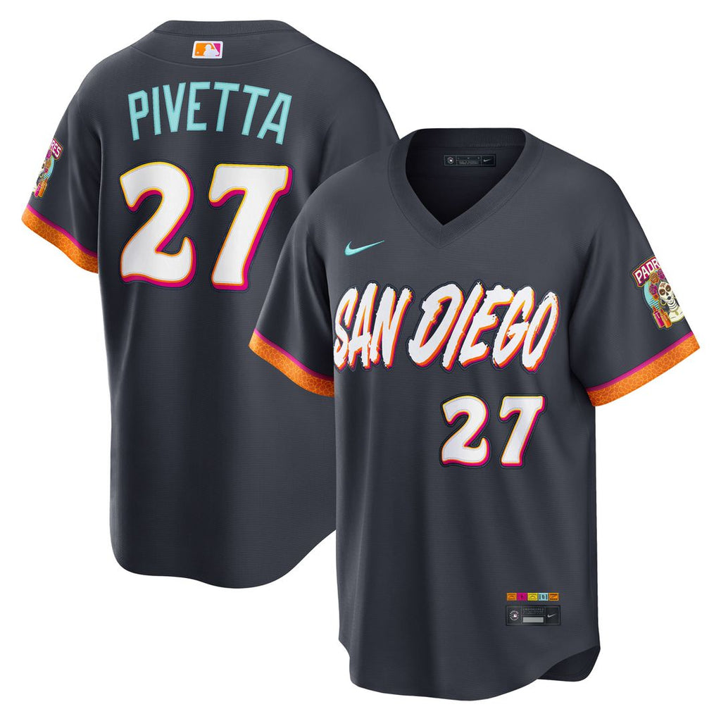 San Diego Padres Nick Pivetta | Nike Obsidian 2026 City Connect Stadium Jersey
