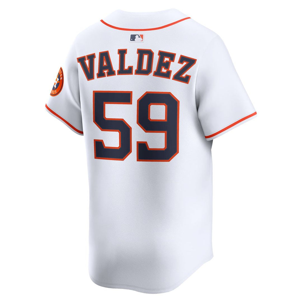 Houston Astros Framber Valdez | Nike White Home Limited Player Jersey