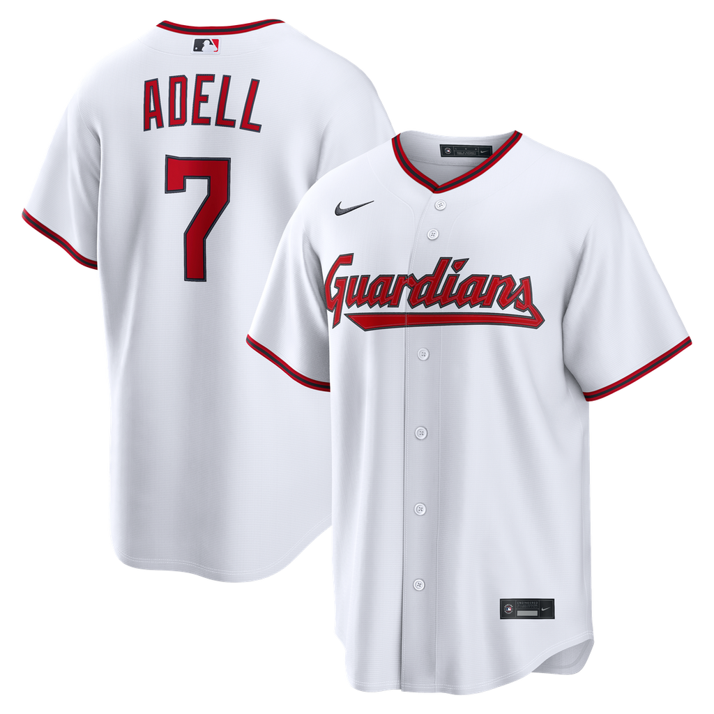 Cleveland Guardians Jo Adell | Nike White Home Replica Jersey
