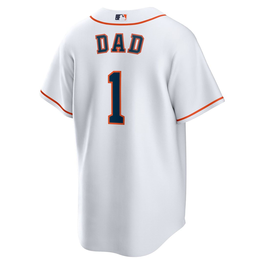 Houston Astros | Nike White #1 Dad Home Replica Jersey