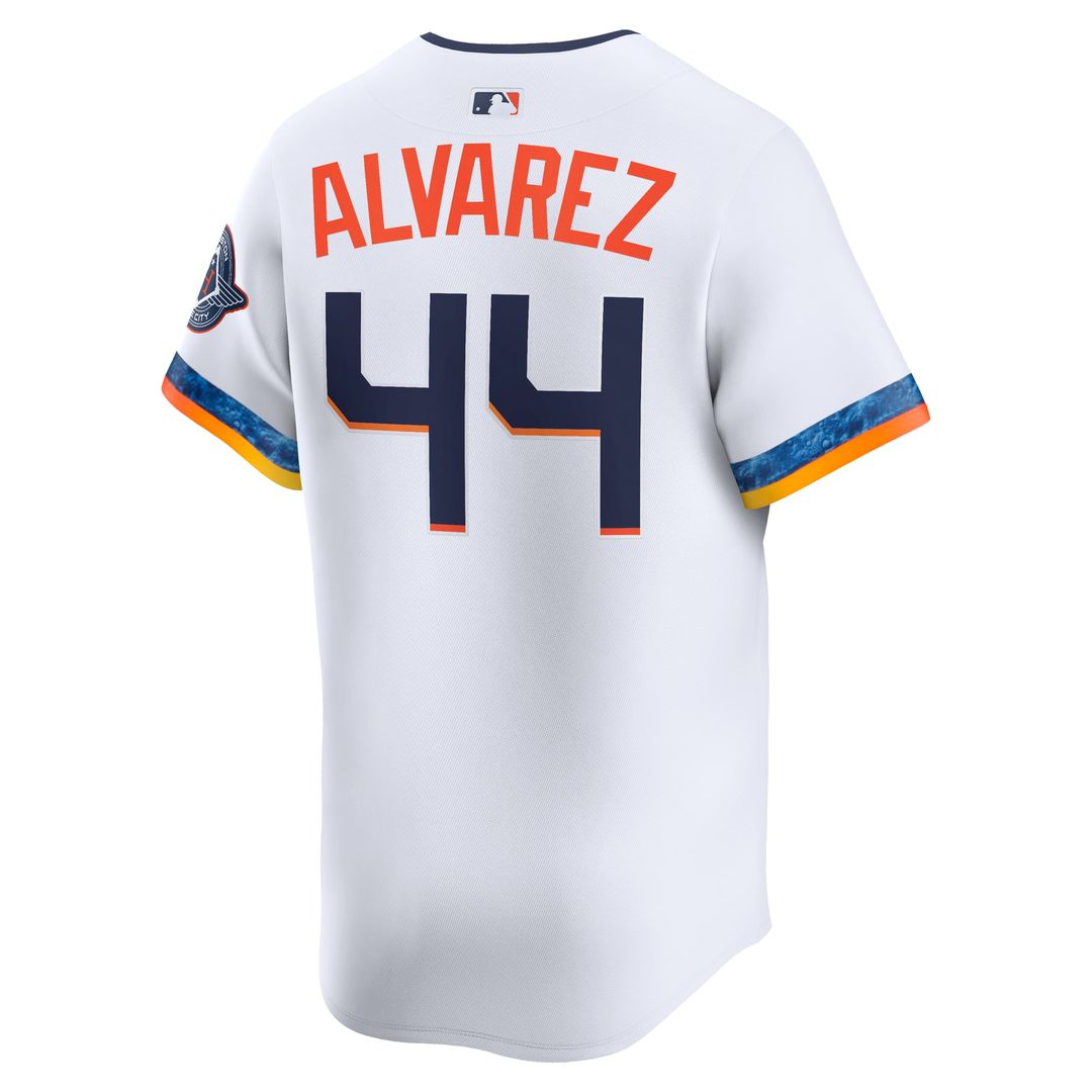 Houston Astros Yordan Alvarez | Nike White 2025 City Connect Limited Player Jersey