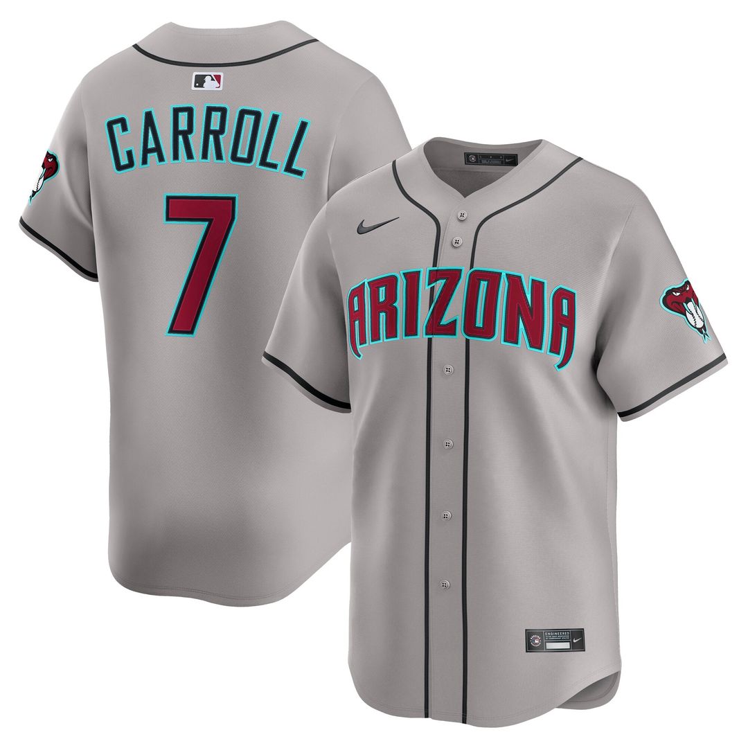 Arizona Diamondbacks Corbin Carroll | Nike Gray Road Limited Player Jersey