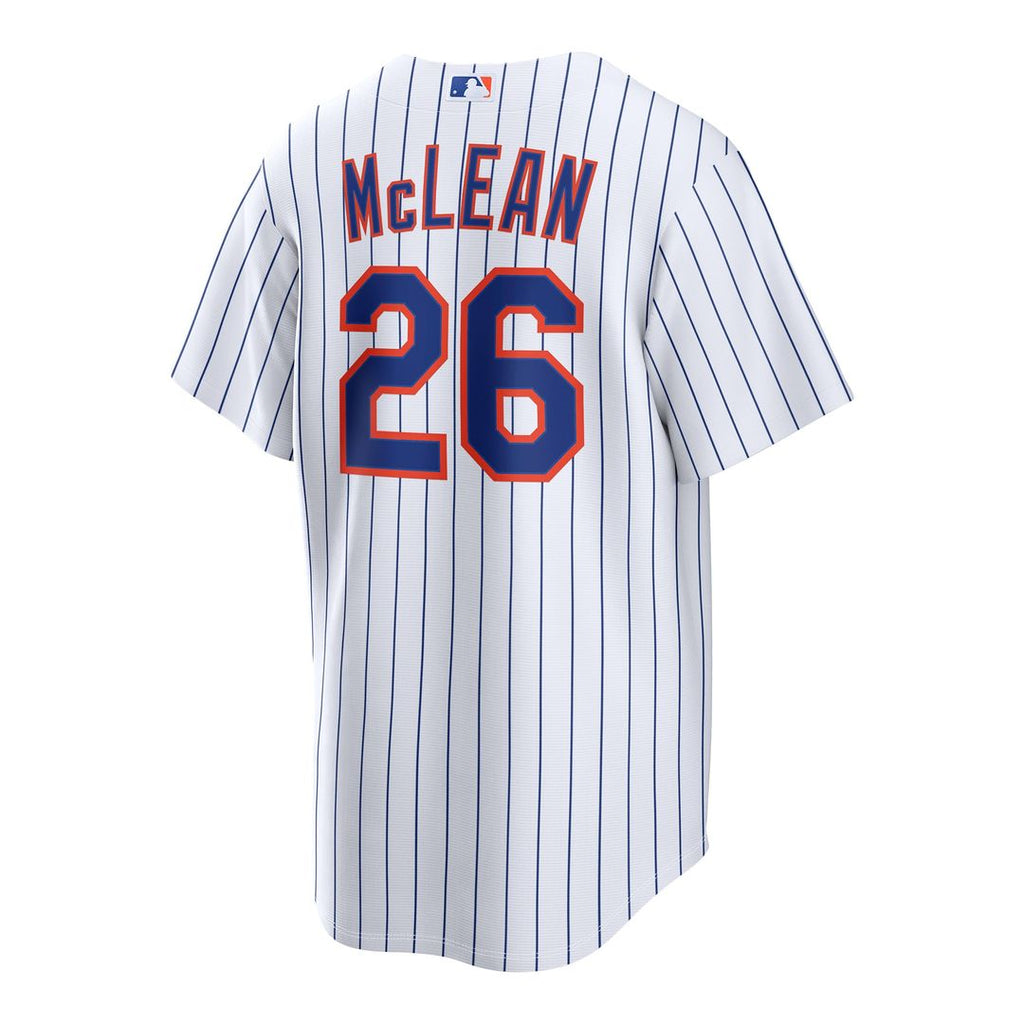 New York Mets Nolan McLean | Nike White Home Replica Jersey