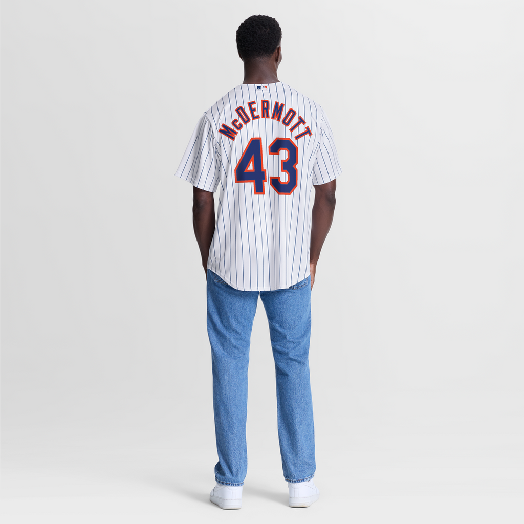 New York Mets Chayce McDermott | Nike White Home Replica Jersey