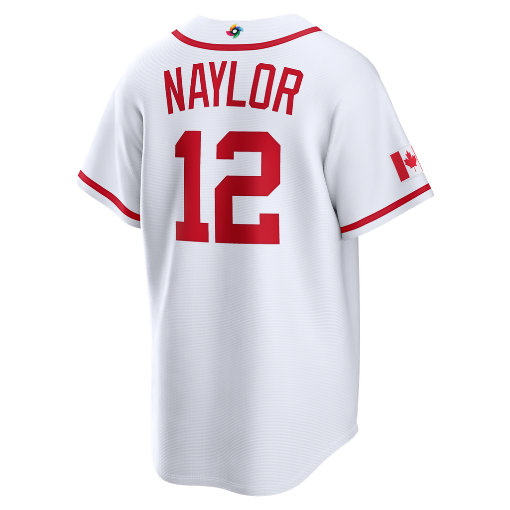 Canada Baseball Josh Naylor | Nike White 2026 World Baseball Classic Home Stadium Jersey