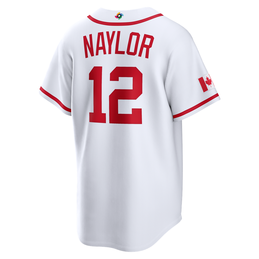 Canada Baseball Josh Naylor | Nike White 2026 World Baseball Classic Home Stadium Jersey