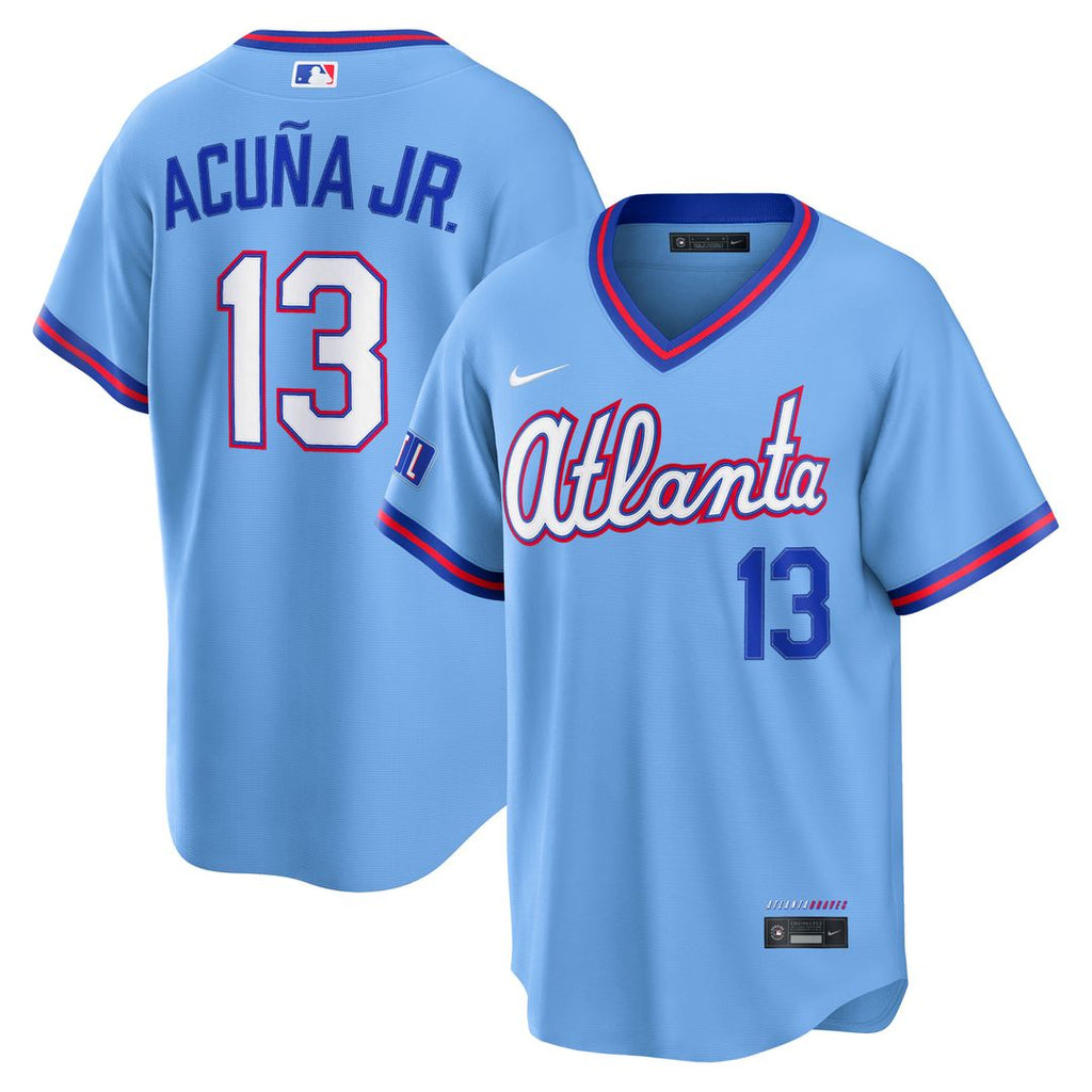 Atlanta Braves Ronald Acuña Jr. | Nike Powder Blue 2026 City Connect Stadium Jersey