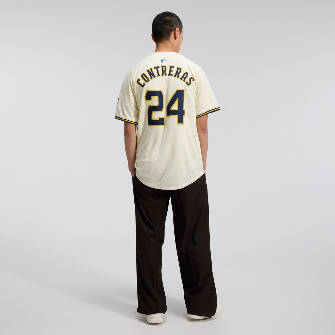 Milwaukee Brewers William Contreras | Nike Cream Home Limited Player Jersey