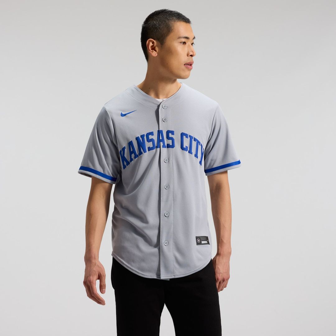 Kansas City Royals Bobby Witt Jr. | Nike Gray Road Replica Jersey
