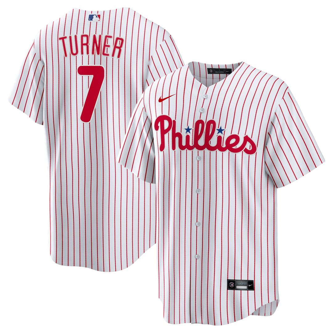 Philadelphia Phillies Trea Turner | Nike White Home Replica Player Jersey