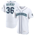Seattle Mariners Logan Gilbert | Nike White Home 50th Season Authentic Jersey
