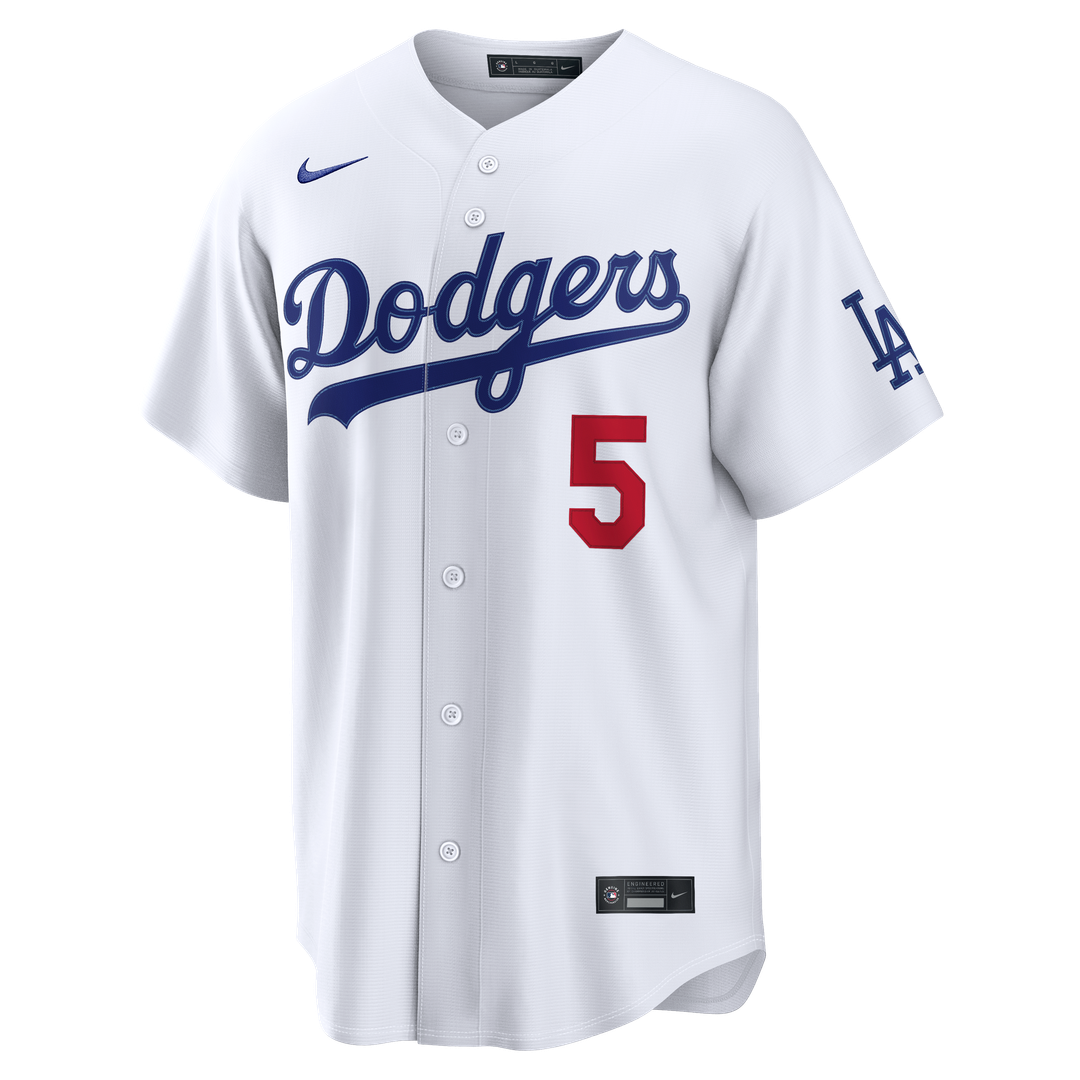Los Angeles Dodgers Freddie Freeman | Nike White Home Stadium Jersey