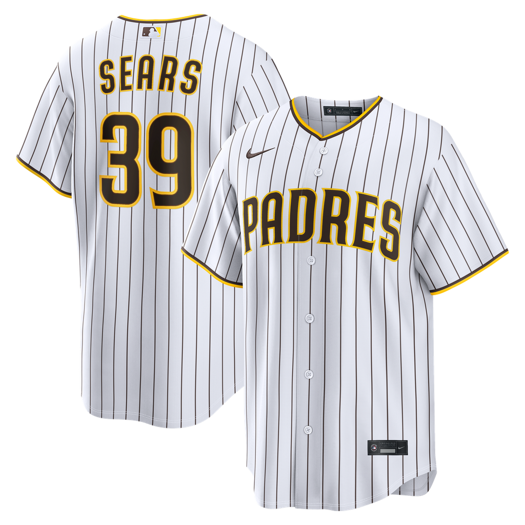 San Diego Padres JP Sears | Nike White Home Replica Jersey