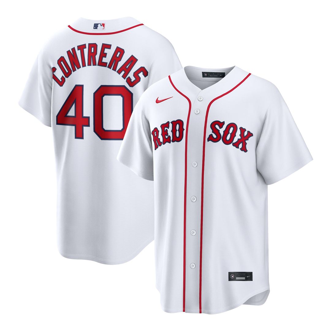 Boston Red Sox Willson Contreras | Nike White Home Replica Jersey