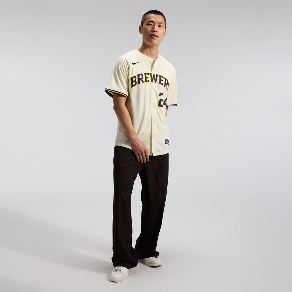 Milwaukee Brewers William Contreras | Nike Cream Home Limited Player Jersey
