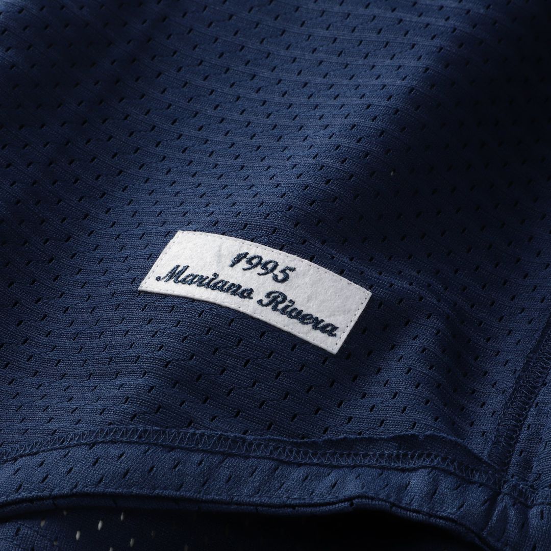 New York Yankees Mariano Rivera | Mitchell & Ness Navy Cooperstown Collection Big & Tall Mesh Batting Practice Jersey