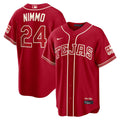 Texas Rangers Brandon Nimmo | Nike Red 2026 City Connect Stadium Jersey