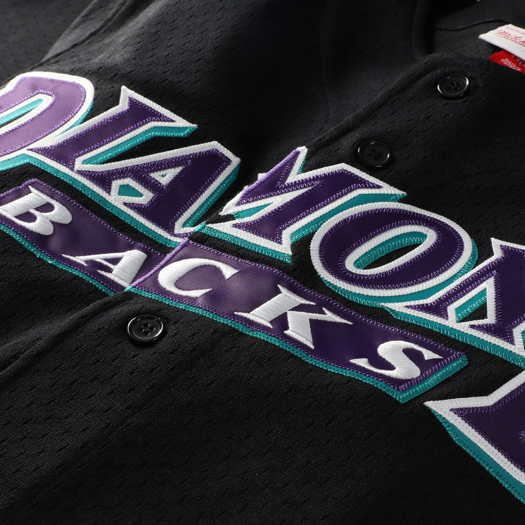 Arizona Diamondbacks Randy Johnson | Mitchell & Ness Black Big & Tall Cooperstown Mesh Batting Practice Jersey