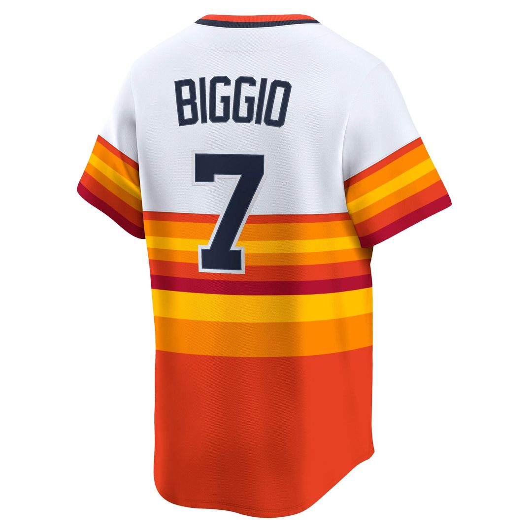 Houston Astros Craig Biggio | Nike White Throwback Cooperstown Collection Limited Player Jersey